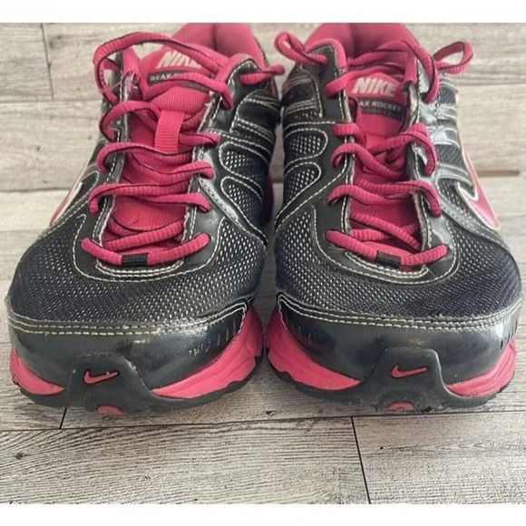 NIKE REAX ROCKET 2 Athletic Running Shoe Sneaker Black Pink US Women's Size 8 - Picture 6 of 12